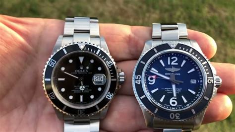 rolex sea dweller vs breitling superocean|breitling superocean chronograph.